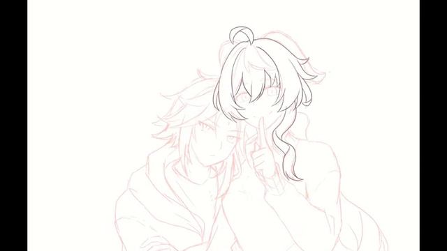 Xiao x Ganyu Art Timelapse смотреть онлайн