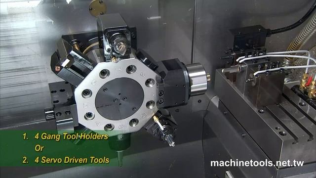 CNC Lathe,CNC Automatic Lathe - HD Video produce by 聖僑資訊 S&J Corp. смотреть онлайн