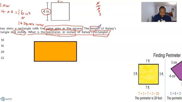 4th Grade Math - Area and Perimeter - Remote Learning смотреть онлайн