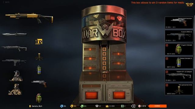 Тратим 5000 кредитов на карбоки удачи в Warface смотреть онлайн