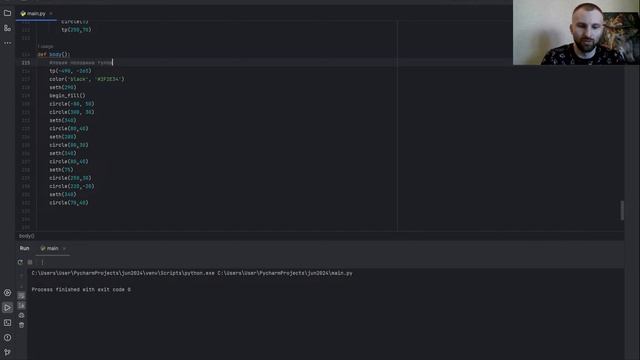 Python для номинации Junior. Создание рисунка на Turtle - 2 часть
