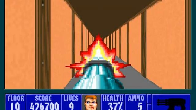 Wolfenstein 3D - E6F10 (I Am Death Incarnate!, 100% Kills, ???% Secrets) смотреть онлайн