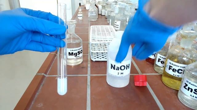 Magnesium ions with NaOH смотреть онлайн