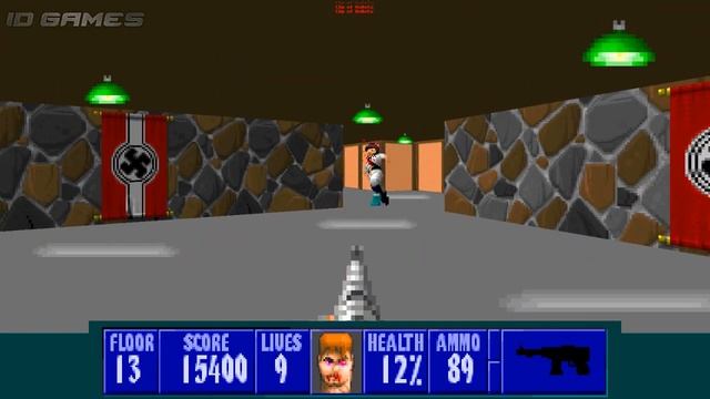 Wolfenstein 3D: SoD TC для ZDoom Прохождение Сложность I am Death incarnate - Часть 5 смотреть онлайн