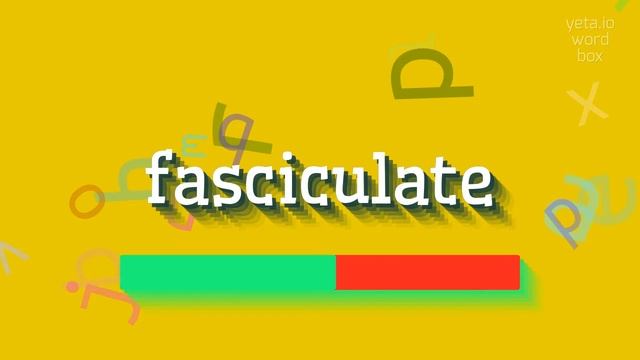 FASCICULATE - HOW TO PRONOUNCE FASCICULATE? #fasciculate смотреть онлайн