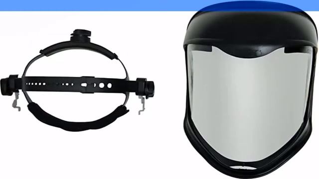 Uvex Bionic Face Shield With Clear Polycarbonate Visor And Anti FogHard Coat S8510