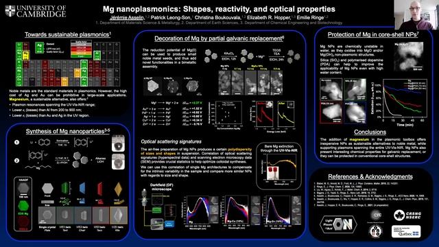 London Plasmonics Forum 2021 - Flash Poster Presentation - Jeremie Asselin смотреть онлайн