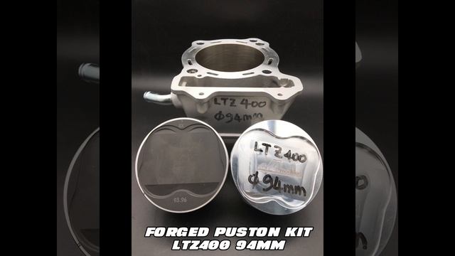 JA piston YAMAHA LTZ400 a ceramic cylinder and a forged piston 02 смотреть онлайн