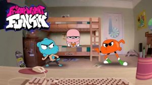 Гамбол против Дарвина Friday Night Funkin Gumball vs Darwin