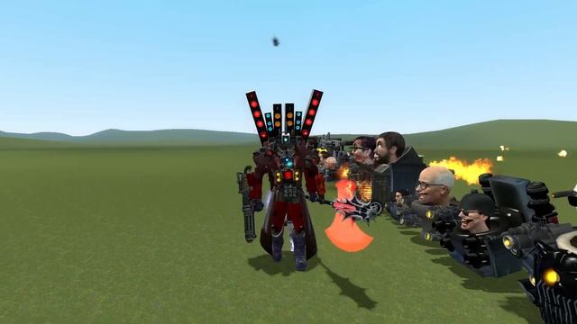 NEW UPGRADED ASTRO JUGGERNAUT TOILET VS CAMERAMAN SPEAKERMAN TV MAN SKIBIDI TOILET IN GARRY'S MOD