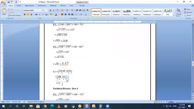 K Means Clustering Algorithm