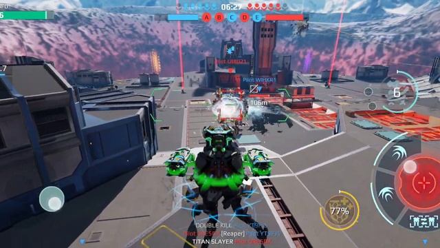 Indra vs rook // only rival of the rook titan // WAR ROBOTS смотреть онлайн