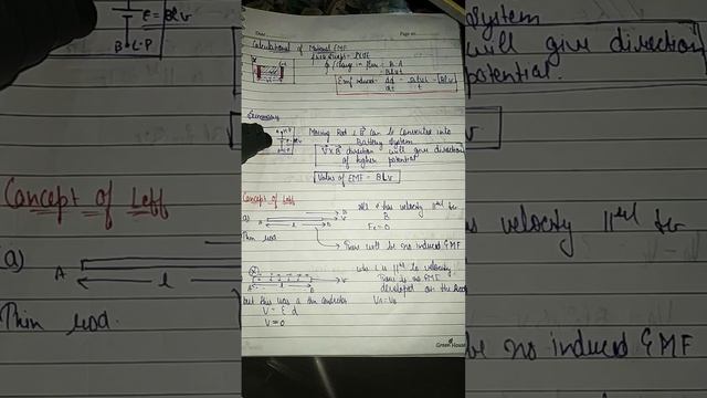 (Formula of Motional emf "Electromagnetic induction' in 60 seconds ) Physics very important for al смотреть онлайн