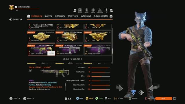 Warface Shop - 15.7.22 (Toxicity)