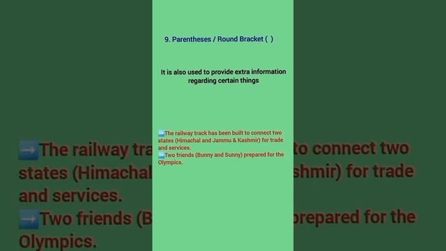Punctuation Marks ||9. ( ) Parenthesis || смотреть онлайн