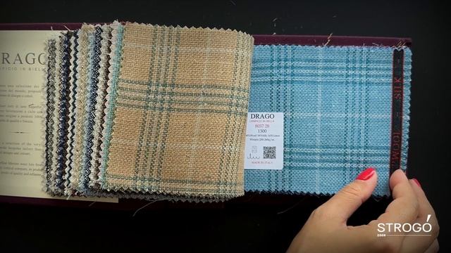 Каталог премиальных тканей для пошива костюмов и пиджаков DRAGO - Sunlit jacketing смотреть онлайн