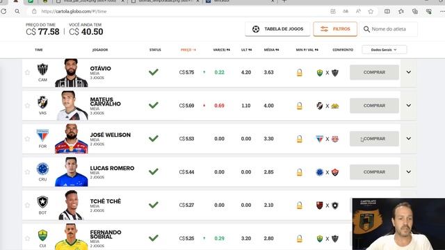 VEM MAIS MITADA! Dicas da 4ª Rodada do Cartola FC 2024 смотреть онлайн