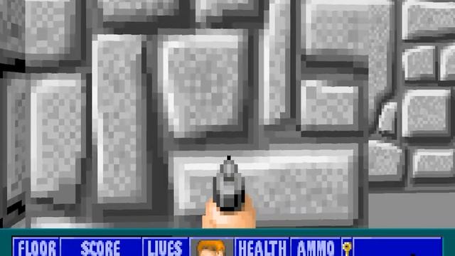 Wolfenstein 3D - PC - Episode 1 - (100%) Walkthrough - (1992) смотреть онлайн