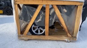 Снегоболотоход Рм650-2 русская механика, привезли для Клиента. Квадрик с прицепом как приходит