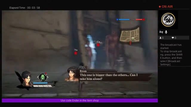 Attack on titan part 2 (18+ because of gore and nudity ) ps4 crash warning смотреть онлайн