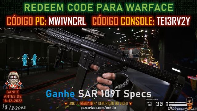 Warface - Redeem Code PC MW1VNCRL Console TE13RV2Y (SAR 109T Specs) 1 dia смотреть онлайн