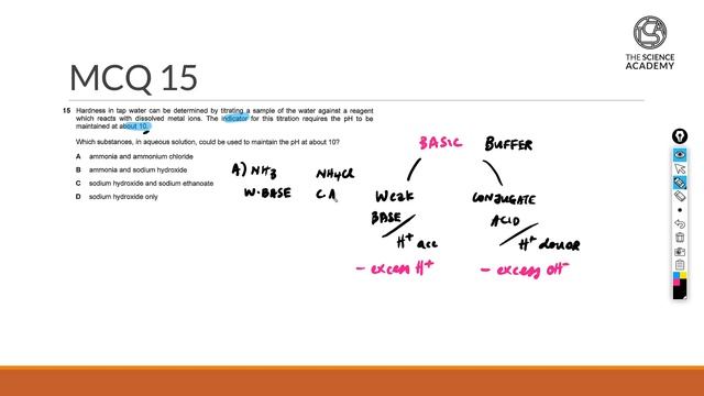 2018 GCE A Level H2 Chemistry MCQ Solution 15 смотреть онлайн