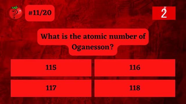 Chemistry Quiz | Periodic Table #3 смотреть онлайн
