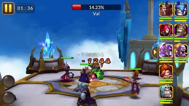 Heroes and Titans 3D Battle Arena iOS Walkthrough - Part 58 - Dungeon III Power 14000 смотреть онлайн