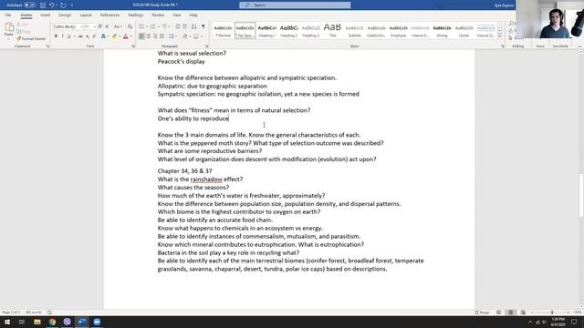 BIOL&160 Review Section 3 5 смотреть онлайн
