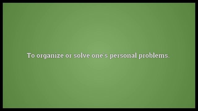 Sort oneself out Meaning смотреть онлайн