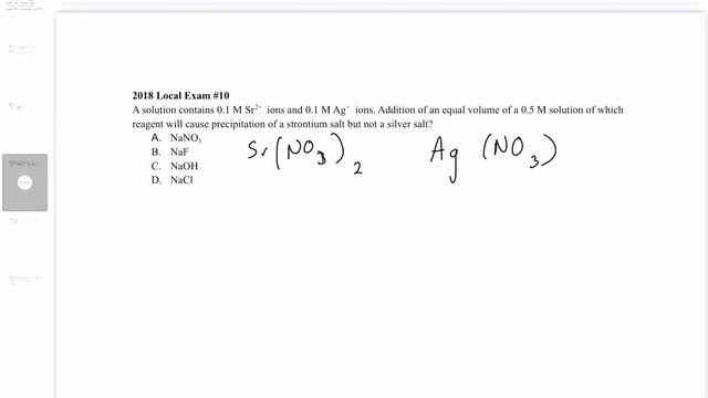 2018 USNCO Local Exam Descriptive/Laboratory Chemistry Section #7-12 смотреть онлайн