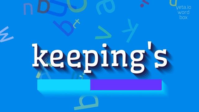 KEEPING'S - HOW TO PRONOUNCE IT? #keeping's смотреть онлайн