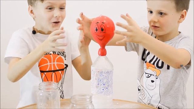 Надуваем шарик уксусом и содой смотреть онлайн