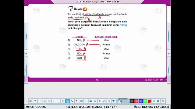 10.Sınıf Kimya 19.föy 06-10 Nisan смотреть онлайн