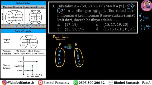 Relasi Himpunan - Empat Kali Dari || Seri Belajar || No 3 || 2022/K8/M/B3/UK1 || MTK 8 SMP смотреть онлайн