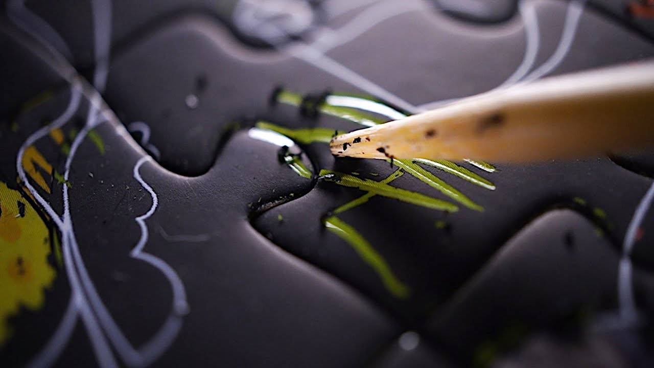 ASMR Scratch-off Jigsaw Puzzles (close-up)(no Talking)