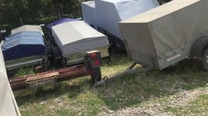 Легковой прицеп Аляска Квадро Длинна 2,5 метра  ширина 1500 метра. Трап и тент