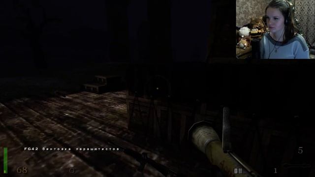 Девушка-стример | Wolfenstein C Мирой | Часть 6