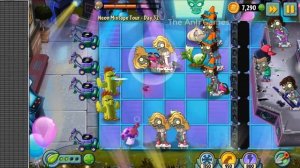 Neon Mixtape Tour Day 32 Boss (2021) Walkthrough - The Anh Games - PVZ 2 - Plants vs Zombies 2