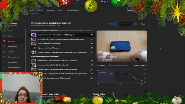 [С новым годом!] Статистика канала и новогоднее поздравление смотреть онлайн