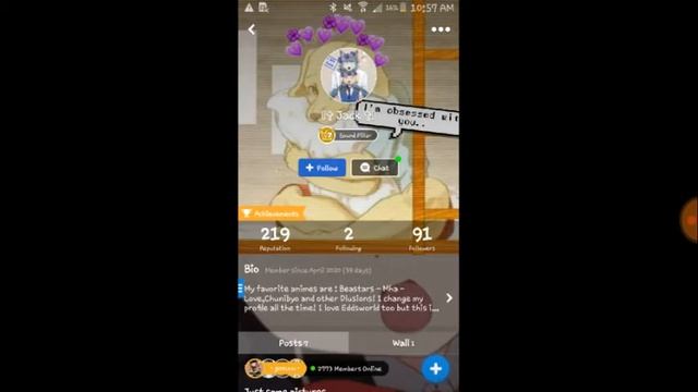 My amino profiles on anime amino and SU amino смотреть онлайн
