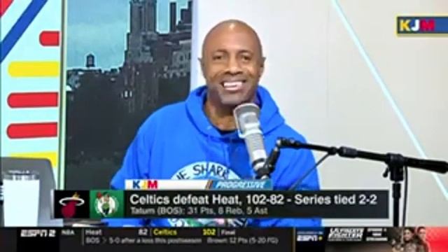 Max Kellerman Goes Crazy Tatum lead Celtics dominant Heat 102-82 in Game 4 to even series 2-2 смотреть онлайн