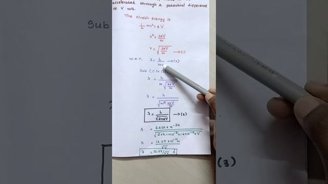 De broglie wavelength of electron | Unit 8 | 12 Physics Samacheer kalvi. смотреть онлайн