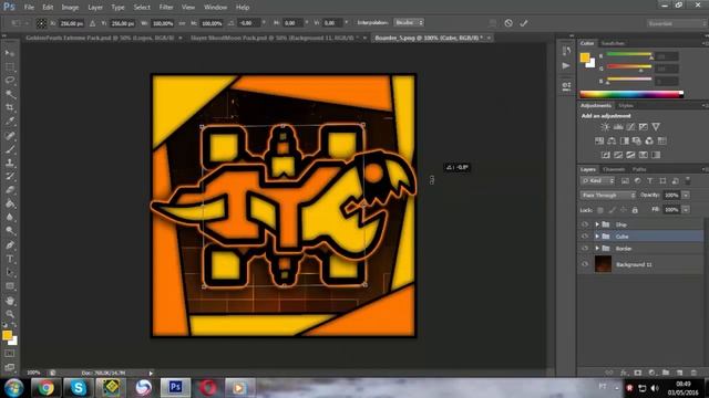 Geometry dash Photo - KrinZ Photo - Speed Art смотреть онлайн
