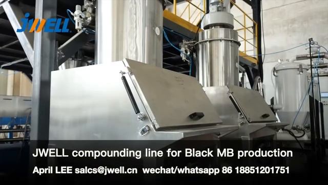 JWELL compounding for Carbon Black MB for Thai customer, CJWS75 machine,1000kg/h смотреть онлайн
