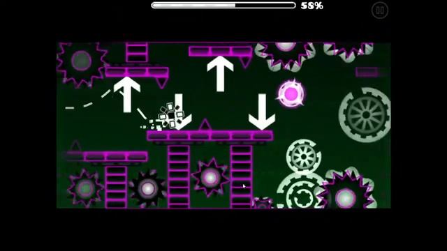 Secret Way Easy Demon | neon sawblade by AeonAir | Geometry Dash | смотреть онлайн