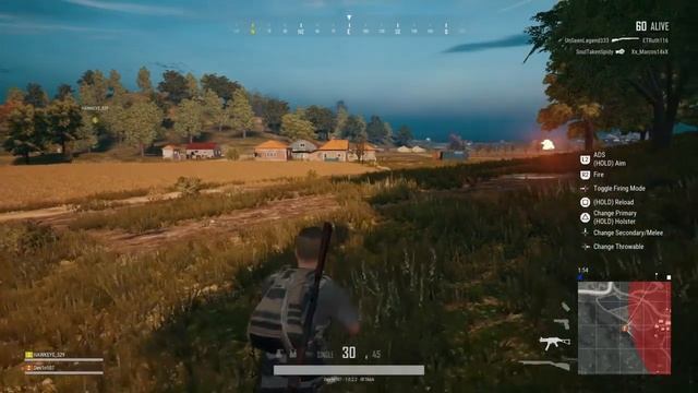 Andy Tries To Run Through Bombing Zone