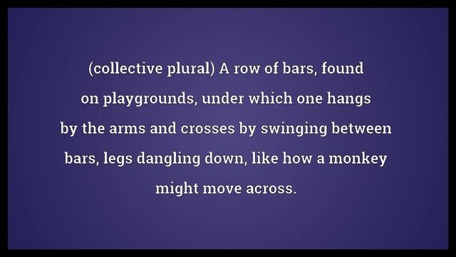 Monkey bars Meaning смотреть онлайн