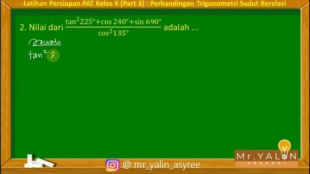Tutorial Matematika #16 | Perbandingan Trigonometri Sudut Berelasi | Persiapan PAT [Part 3] смотреть онлайн