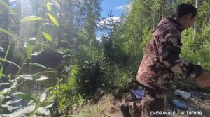 рыбалка  с супругой на донку в новом месте ,карась пискарь плотва